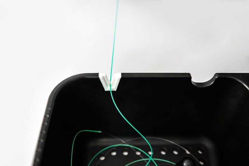 Line lock holding the fly line
