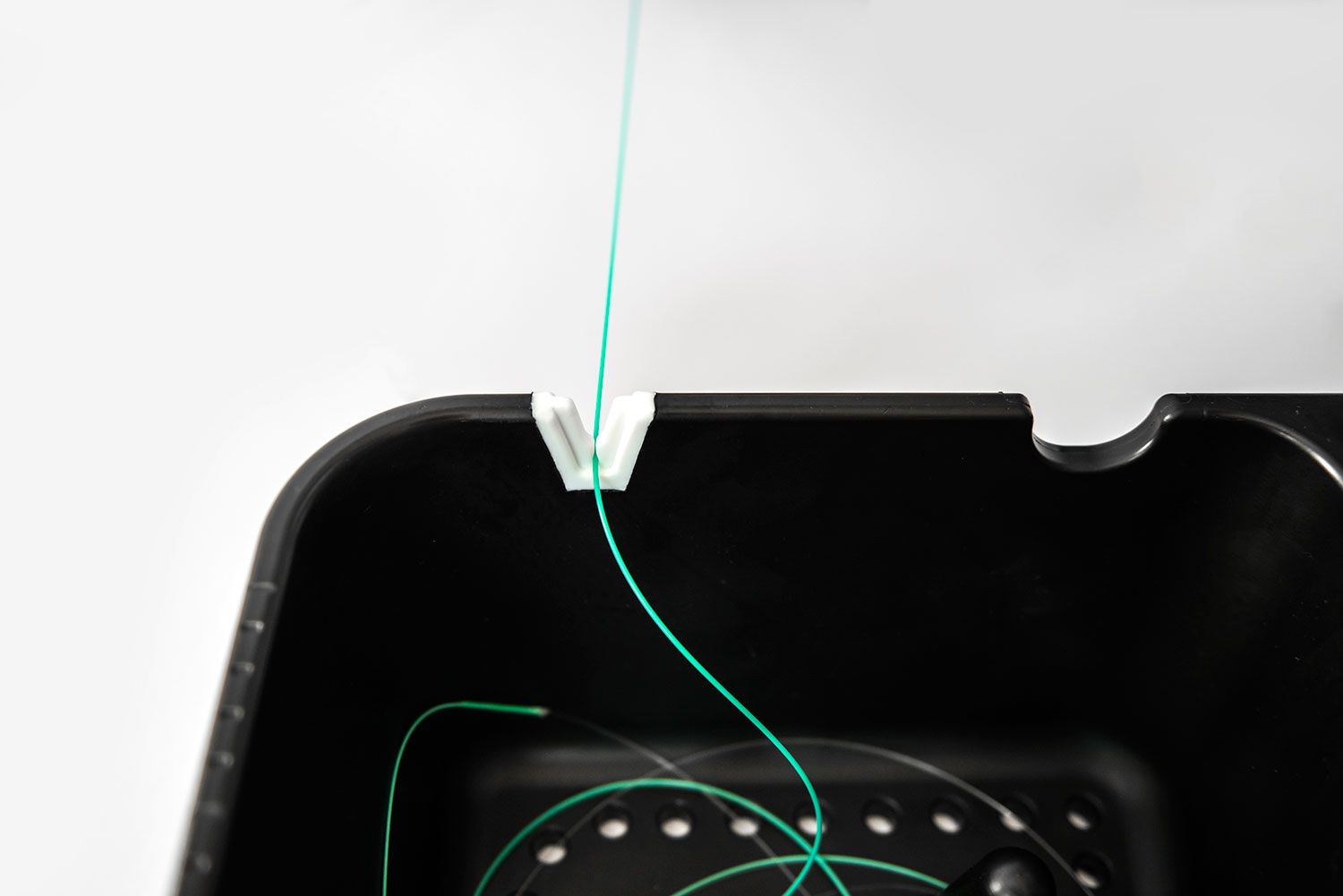 Line lock holding the fly line